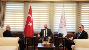  VALİ VAROL, BELEDİYE BAŞKANI SEKMEN'İ KABUL ETTİ