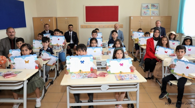 VALİ VAROL, MİNİKLERİN KARNE HEYECANINA ORTAK OLDU