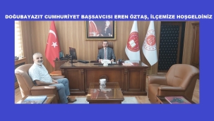 BAŞKAN SÖYLER'DEN BAŞSAVCI ÖZTAŞ'A HOŞGELDİNİZ ZİYARETİ