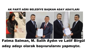 ADAY ADAYLARI MÜRACAATLARINI YAPMAYA BAŞLADIR