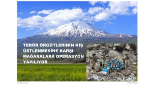 ​​​​​​​AĞRI DAĞI'NDA BTÖ KIŞ ÜSTLENMESİNE KARŞI MAĞARALARA OPERASYON