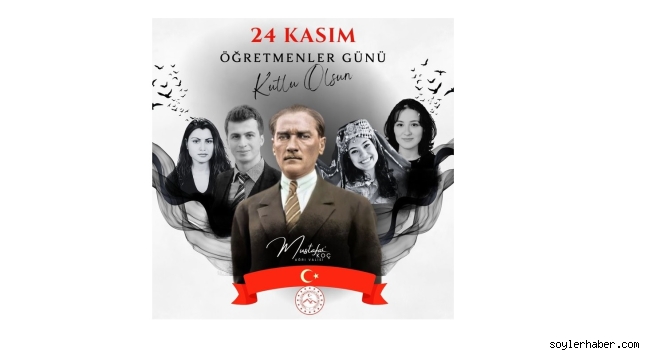 ​​​​​​​Ağrı Valisi Mustafa KOÇ'un 24 Kasım Öğretmenler Günü Mesajı