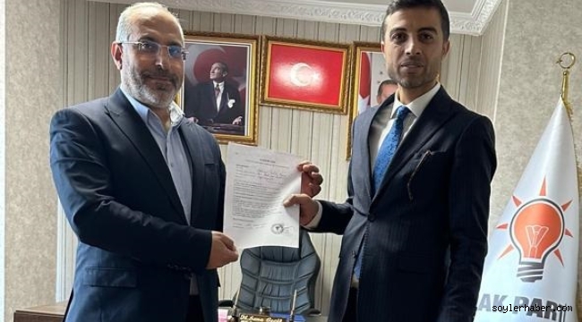 M. SALİH KONYAR DOĞUBAYAZIT BELEDİYE BAŞKAN ADAY ADAYLIĞI İÇİN MÜRACAAT ETTİ