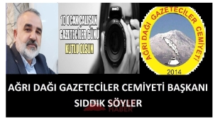 10 Ocak Çalışan Gazeteciler Günü Dolayısıyla Başkan Söyler, Bir Mesaj Yayımladı.