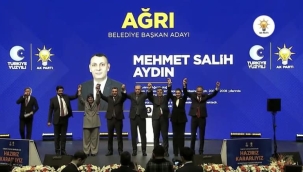 AK PARTİ AĞRI BELEDİYE BAŞKAN ADAYI MEHMET SALİH AYDIN OLDU.