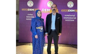 DEM PARTİSİ DOĞUBAYAZIT BELEDİYE BAŞKAN ADAYLARI KENAN ALKAN VE AYGÜL AŞAN