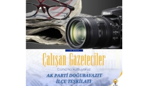İlçe Başkanı M.Sena Geçit'in 10 Ocak Çalışan Gazeteciler Günü Mesajı 