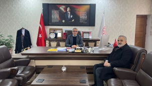 BAŞKAN SÖYLER, MÜDÜR ŞEN'İ ZİYARET ETTİ