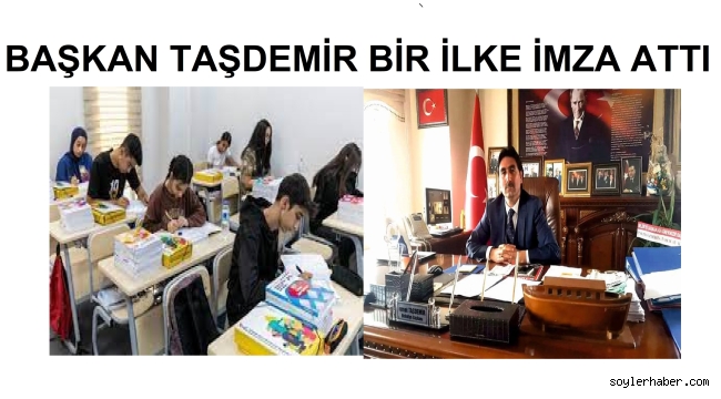 BAŞKAN TAŞDEMİR, TAŞLIÇAY TARİHİNDE BİR İLKE İMZA ATTI 