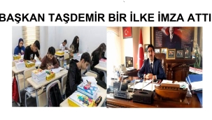 BAŞKAN TAŞDEMİR, TAŞLIÇAY TARİHİNDE BİR İLKE İMZA ATTI