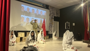 18 MART ÇANAKKALE ŞEHİTLERİ İÇİN DOĞUBAYAZIT'TA ANMA TÖRENİ