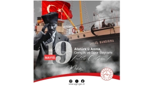 Ağrı Valisi Koç, 19 Mayıs Atatürk'ü Anma, Gençlik ve Spor Bayramı Mesajı