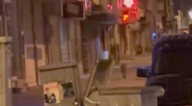 DOĞUBAYAZIT ÇARŞI CADDESİNDE KURT DOLAŞIYOR.
