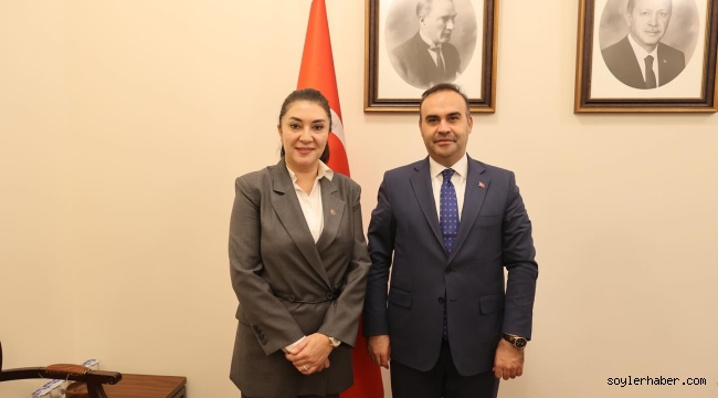 AK PARTİ AĞRI HEYETİ BAKAN KAÇIR'I ZİYARET ETTİ.