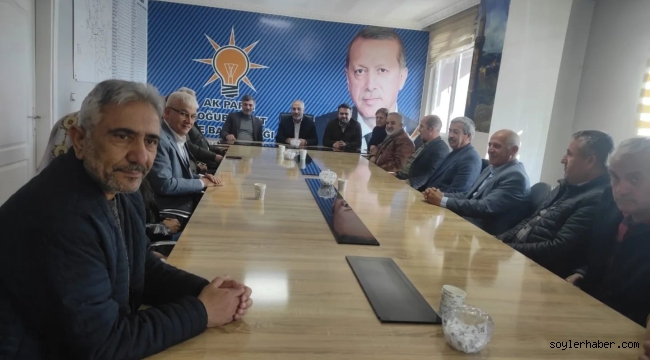 AK Parti Doğubayazıt İlçe Başkanlığına Doğubayazıt Tic. Odasından Hayırlı Olsun Ziyareti.