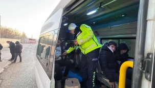 Doğubayazıt'ta Öğrencilerin Güvenliği İçin Kış Denetimleri Sürüyor!