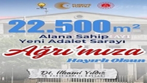AK PARTİ AĞRI İL BAŞKANI YILDIZ, ADALET SARAYI'N MÜJDESİNİ VERDİ.