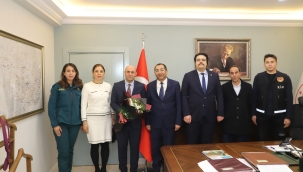 Dünya Gümrük Günü'nde Kaymakam Ekinci'ye Ziyaret