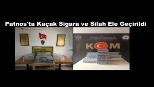Patnos'ta Yapılan Eş Zamanlı Operasyonda, Kaçak Sigara, Silah ve Mermi Ele Geçirildi