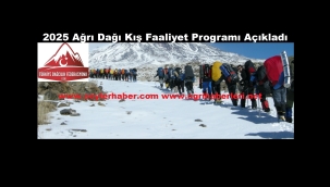  Türkiye Dağcılık Federasyonu 2025 Ağrı Dağı Kış Faaliyet Programını Açıkladı