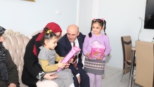 Aile Yılı, Kapsamında, Kaymakam Ekinci ve Eşi, Kıbrıs Gazisi Aileyi Ziyaret etti.