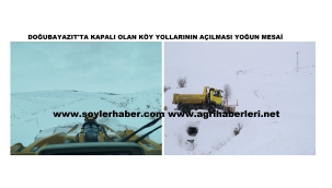 ​​​​​​​DOĞUBAYAZIT'A BAĞLI 85 KÖY YOLUNUN ULAŞIMA AÇILMASI İÇİN ÇALIŞMALAR DEVAM ETMEKTE.