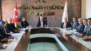 Vali Koç Başkanlığında, Ağrı'da Devamsız Öğrencilerin Durumu Görüşüldü