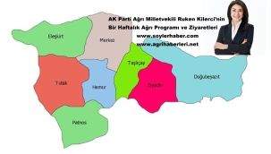 AK Parti Ağrı Milletvekili Ruken Kilerci'nin bir haftalık Ağrı programı ve ziyaretleri