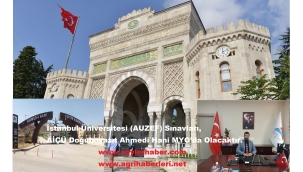 İstanbul Üniversitesi (AUZEF) Sınavları, AİÇÜ Doğubayazıt Ahmed-i Hani MYO'da Olacaktır.