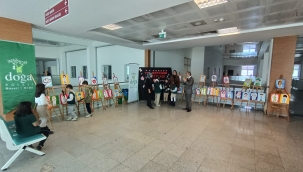 Minik Öğrenciler Tarafından 14 Mart Tıp Bayramı'na Özel Anlamlı Sergi.