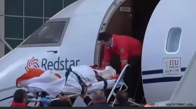 AĞRI'DA AMBULANS UÇAK İLE HASTA ASKER ANKARA'YA BEBEK İSE ELAZIĞ'A SEVK EDİLDİ