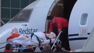 AĞRI'DA AMBULANS UÇAK İLE HASTA ASKER ANKARA'YA BEBEK İSE ELAZIĞ'A SEVK EDİLDİ