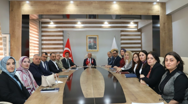 Doğubayazıt Kaymakamı Murat Ekinci, Şube Müdürleriyle Bir Araya Geldi.