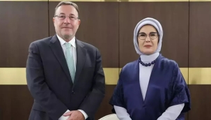 Emine Erdoğan, BM Kalkınma Programı İcra Direktörü Steiner ile görüştü