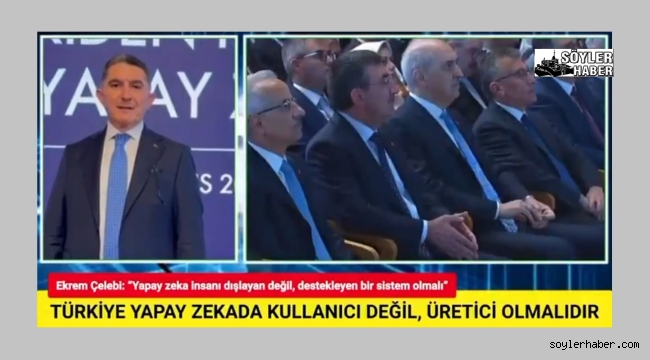 Ekrem Çelebi, TBMM'de Veriden Karara Ulusal Yapay Zeka Zirvesi'ne Katıldı