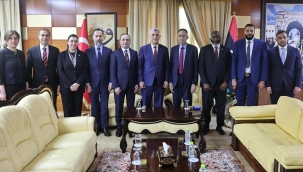 Ticaret Bakanı Ömer Bolat ve Ağrı Milletvekili Ruken Kilerci Libya'da 