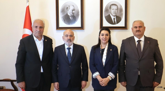 Ağrı Heyetinden İçişleri Bakan Yardımcısı Mehmet Sağlam'a Ziyaret