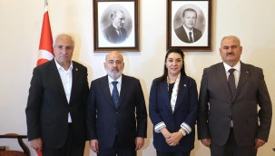 ​​​​​​​Ağrı Heyetinden İçişleri Bakan Yardımcısı Mehmet Sağlam'a Ziyaret