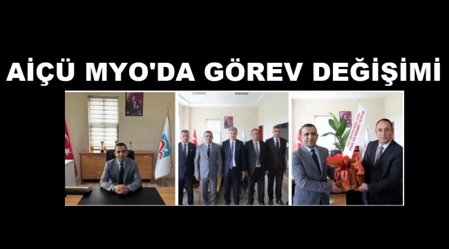 Ağrı İbrahim Çeçen Üniversitesi Meslek Yüksekokulu Müdürlüğünde görev değişimi.