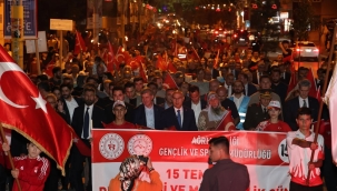 ​​​​​​​Ağrı'da 15 Temmuz Unutulmadı Etkinliklerle Kutlandı