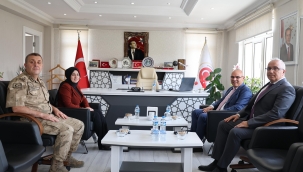 Ağrı Valisi Mustafa Koç, Taşlıçay ve Diyadin'de İade-i Ziyaretlerde Bulundu