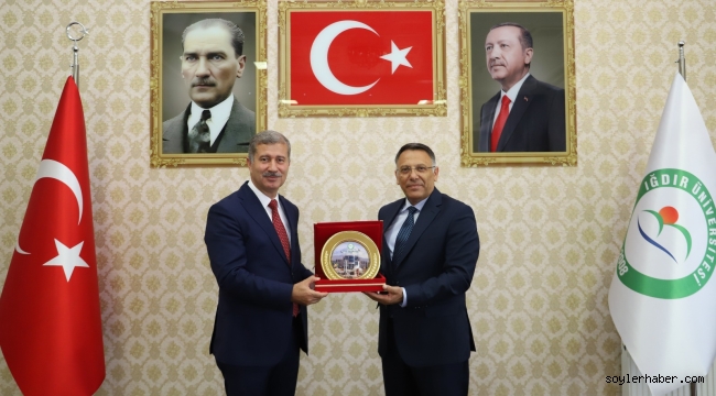 AİÇÜ'de Iğdır Üniversitesi'ne Hayırlı Olsun Ziyareti ve İş Birliği