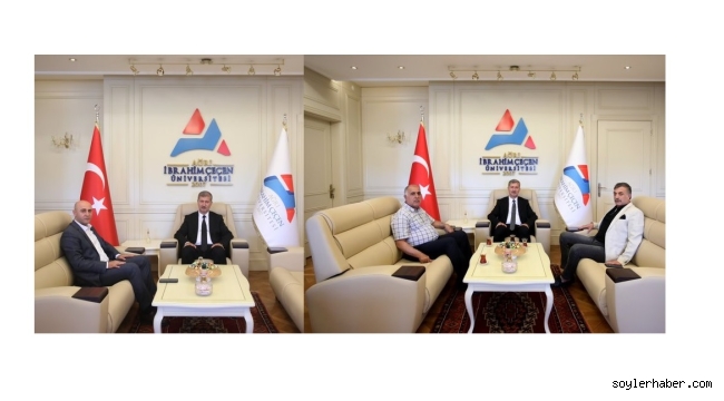 AİÇÜ Rektörü Prof. Dr. Gülçin, Doğubayazıt Kaymakamı ve İş Dünyası Temsilcilerini Ağırladı