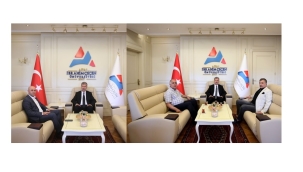 AİÇÜ Rektörü Prof. Dr. Gülçin, Doğubayazıt Kaymakamı ve İş Dünyası Temsilcilerini Ağırladı