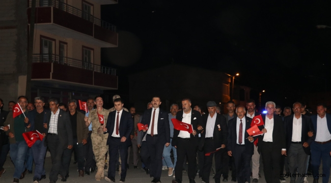 Tutak İlçesinde 15 Temmuz Demokrasi ve Millî Birlik Günü