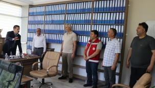 Tutak Kaymakamı Ahmet Coşkun, İlçedeki Kurumları Ziyaret Ederek Çalışmaları Yerinde İnceledi