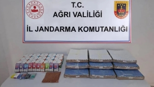 AĞRI'DA YABANCI UYRUKLU BİR KİŞİ ÜZERİNDE YASAK MADDELER ELE GEÇİRİLDİ