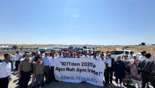 Ağrı'dan Malazgirt'e 3500 Kişilik Milli Yürüyüş