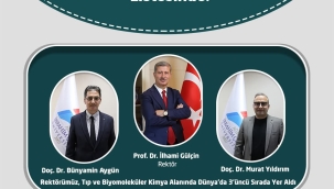 AİÇÜ REKTÖRÜ PROF.  DR. İLHAMİ GÜLÇİN, BİLİM'DE DÜNYA SIRALAMASINDA İLK 3'TE YER ALDI 