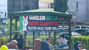 Doğubayazıt'ta Çocuklardan Gazze İçin Anlamlı Etkinlik 